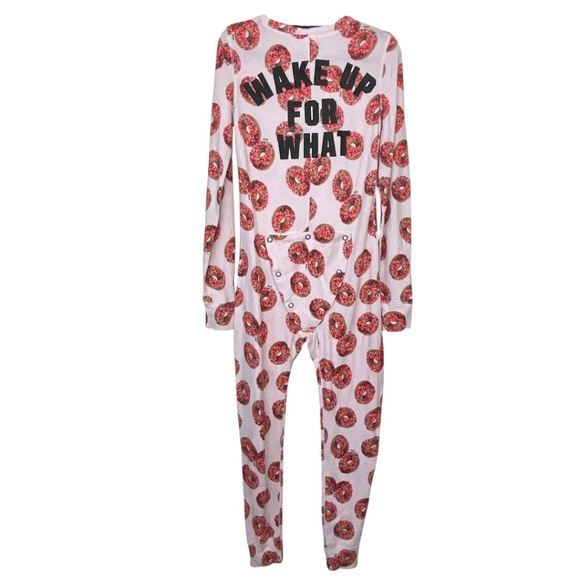 Victoria's Secret Pink Donut Thermal Onesie - Picture 5 of 9